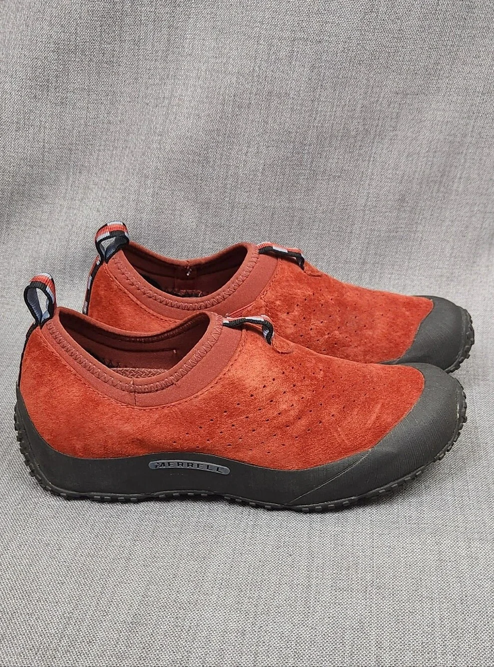 Merrell Autumn Improv Moc Tumbleweed  Suede Leather Slip-on Trail Shoes. 8.5